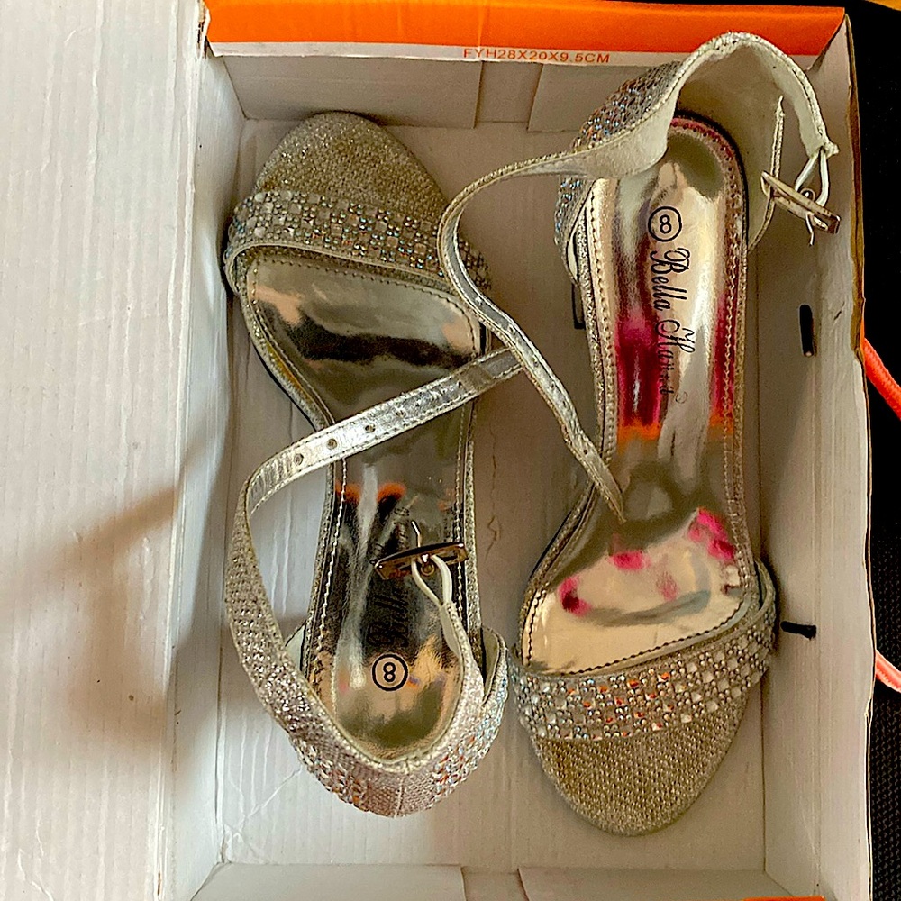 💥Elegant silver dress shoes